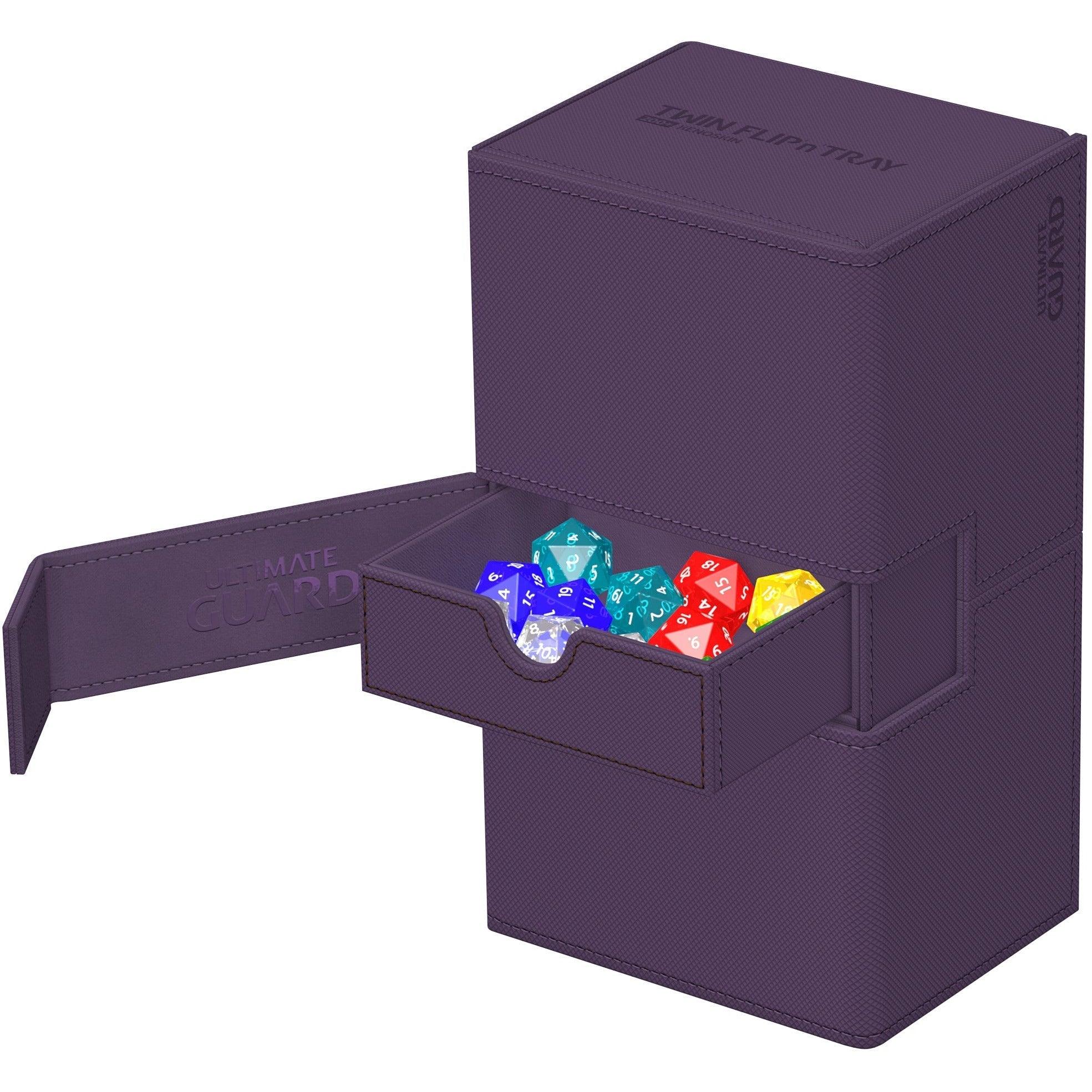 Ultimate Guard - Twin Flip'n'Tray Deck Case Monocolor - Purple - Geek & Co.