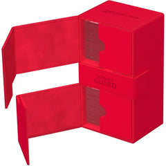 Ultimate Guard - Twin Flip'n'Tray Deck Case Monocolor - Red - Geek & Co.