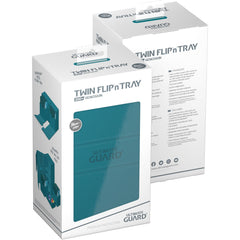 Ultimate Guard - Twin Flip'n'Tray Deck Case Monocolor - Teal - Geek & Co.