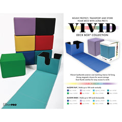 Ultra-Pro Deck Box - Alcove Edge Vivid - Various Colors - Geek & Co.