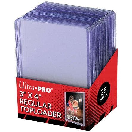 Ultra Pro - Topload Toploader 3x4 - Regular Clear - 25 Count - Geek & Co.