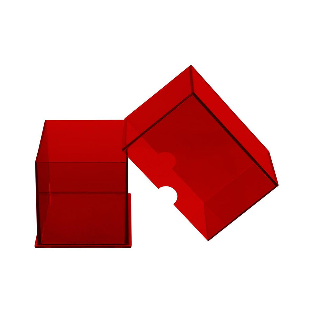 Upper Deck - Deck Box - Eclipse 2-Piece Boxes: Red - Geek & Co.
