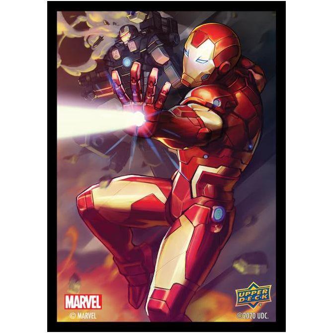 Upper Deck - Marvel: Iron Man - Deck Protector Sleeves (65-Count) - Geek & Co. 2.0